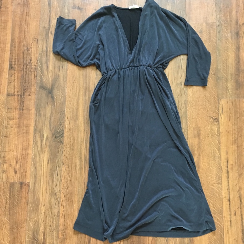 Silence + noise dark maxi dress